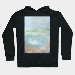 Dreamy Watercolor texture with Earth Colors Hoodie